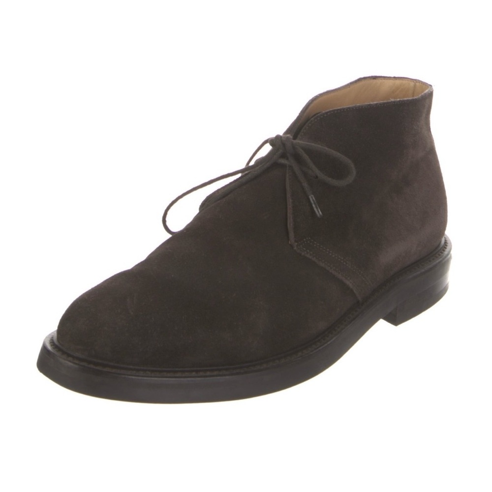Suitsupply Dark Brown Suede Chukka Boots